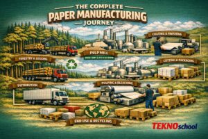 THE COMPLETE PAPER MANUFACTURING JOURNEY