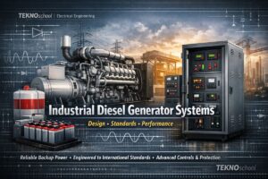 Industrial diesel generator systems