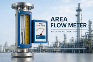 Area flow meter