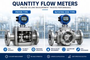 Quantity flow meters