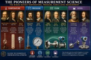 Scientists Behind Temperature, Pressure, Flow, and Level Measurement